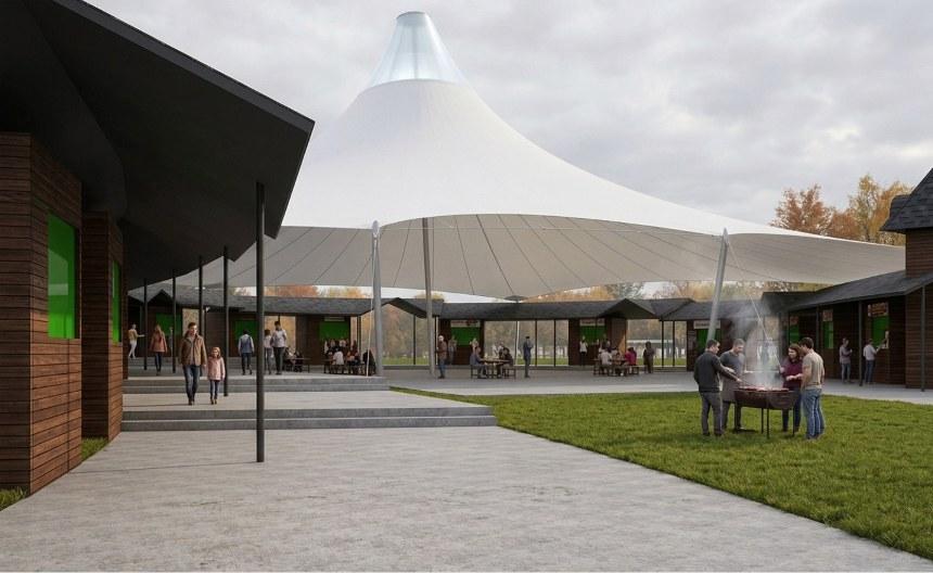 CUBIERTA PUEBLO DE EVENTOS PARQUE CHUYACA